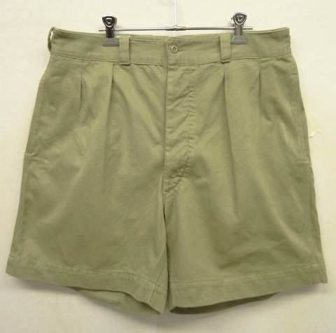 画像: 50'S フランス軍 M52 プリーツ入り チノショーツ BEIGE (VINTAGE) 「Shorts」 入荷しました。