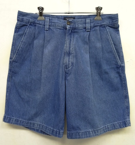 画像: 90'S DOCKERS ツープリーツ デニムショーツ インディゴ 32 (VINTAGE) 「Shorts」 入荷しました。