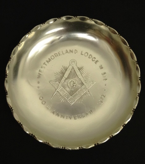 画像: 70'S FREE MASON 刻印入り トレイ シルバー (DEADSTOCK) 「Antique Goods」 入荷しました。