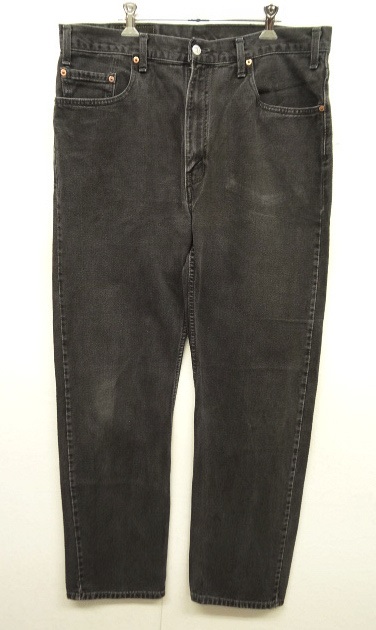 画像: 90'S LEVIS 505 デニム BLACK カナダ製 W38L34 (VINTAGE) 「Bottoms」 入荷しました。