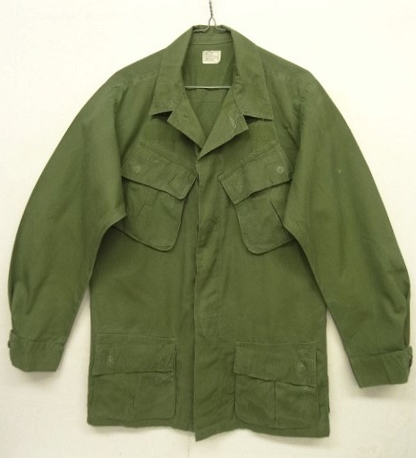 画像: 60'S アメリカ軍 US ARMY "JUNGLE FATIGUE 4th" リップストップ ファティーグジャケット S-LONG (VINTAGE) 「Jacket」 入荷しました。