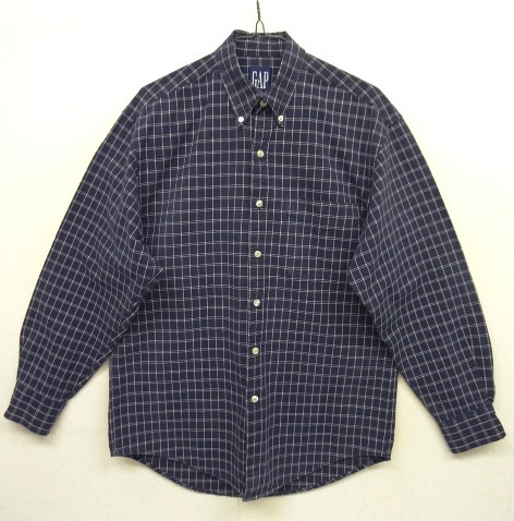 画像: 90'S GAP 旧タグ コットン BDシャツ グラフチェック (VINTAGE) 「L/S Shirt」 入荷しました。