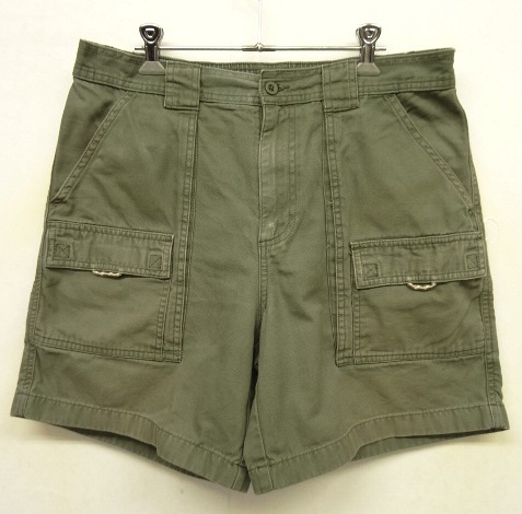 画像: 00'S LL Bean コットンキャンバス ブッシュショーツ オリーブ (VINTAGE) 「Shorts」 入荷しました。