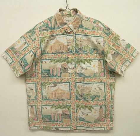 画像: 90'S DIETRICH VAREZ by REYN SPOONER コットン アロハシャツ ホワイトベース ハワイ製 (VINTAGE) 「S/S Shirt」 入荷しました。