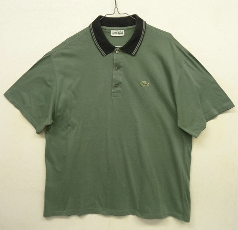 画像: 80'S CHEMISE LACOSTE ポロシャツ オリーブ/ブラック フランス製 (VINTAGE) 「S/S Polo」 入荷しました。