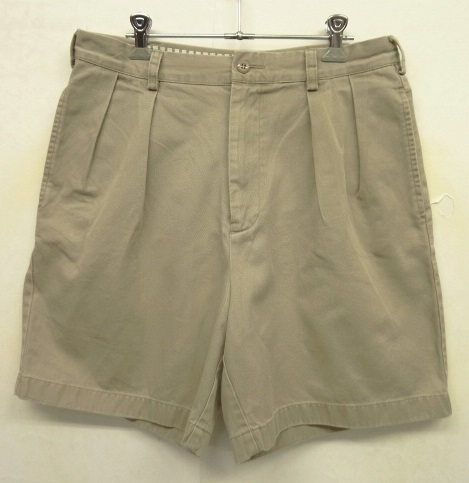 画像: 90'S J.CREW ツープリーツ チノショーツ ベージュ (VINTAGE) 「Shorts」 入荷しました。