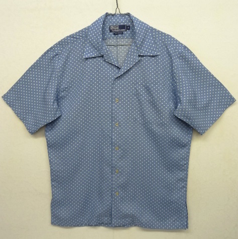 画像: 90'S RALPH LAUREN レーヨン 半袖 オープンカラーシャツ ポルカドット (DEADSTOCK) 「S/S Shirt」 入荷しました。