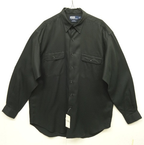 画像: 90'S RALPH LAUREN "BENFORD" レーヨン 長袖シャツ ブラック (DEADSTOCK) 「L/S Shirt」 入荷しました。