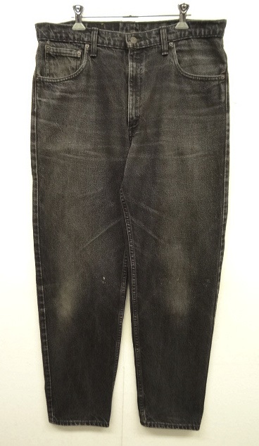 画像: 90'S LEVIS 550 デニム BLACK カナダ製 W36L32 (VINTAGE) 「Bottoms」 入荷しました。