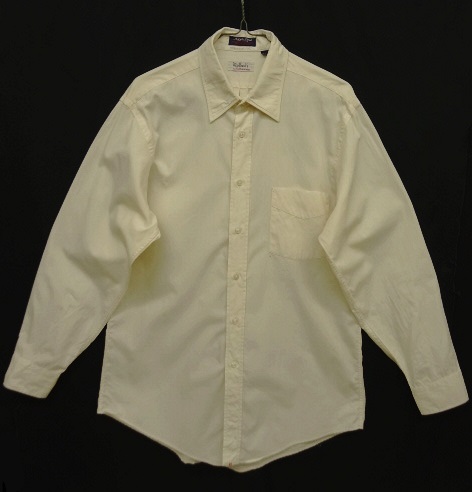 画像: 60'S HATHAWAY ポプリン 長袖 レギュラーカラーシャツ 生成り USA製 (VINTAGE) 「L/S Shirt」 入荷しました。