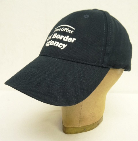 画像: UK BORDER AGENCY イギリス国境局 フロントプリント キャップ NAVY (DEADSTOCK) 「Cap」 入荷しました。