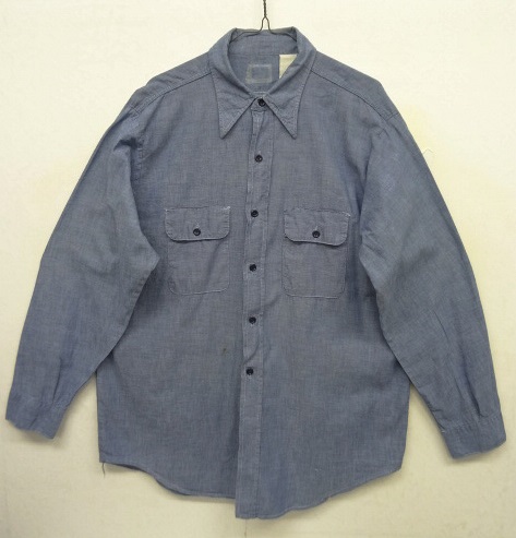 画像: 70'S FIVE BROTHER コットン100% シャンブレーシャツ USA製 (VINTAGE) 「L/S Shirt」 入荷しました。