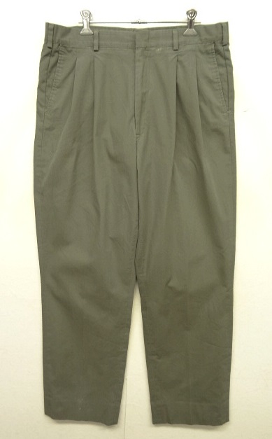 画像: 80'S LL Bean ツープリーツ チノパンツ TALONジップ USA製 (VINTAGE) 「Bottoms」 入荷しました。