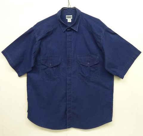 画像: UNIONBAY フラップ付きポケット 半袖 フライフロントシャツ インディゴ (VINTAGE) 「S/S Shirt」 入荷しました。