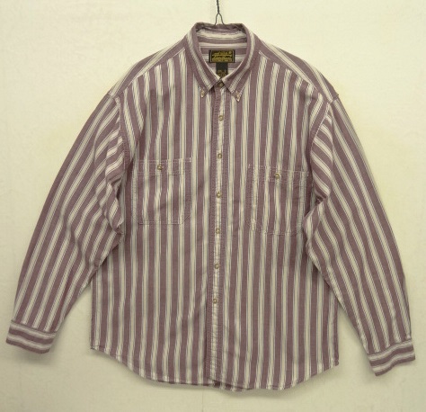 画像: 90'S EDDIE BAUER 黒タグ オックスフォード BDシャツ ストライプ (VINTAGE) 「L/S Shirt」 入荷しました。