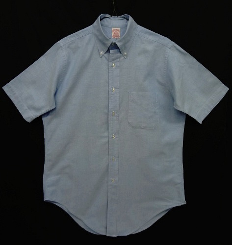 画像: 80'S BROOKS BROTHERS オックスフォード 半袖 BDシャツ ブルー USA製 (VINTAGE) 「S/S Shirt」 入荷しました。