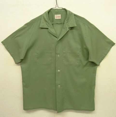 画像: 60'S TOWNCRAFT "PENN-PREST" 半袖 オープンカラーシャツ グリーン (VINTAGE) 「S/S Shirt」 入荷しました。