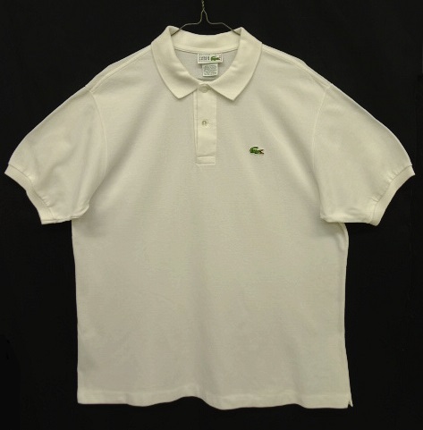 画像: 80'S CHEMISE LACOSTE ポロシャツ ホワイト フランス製 (VINTAGE) 「S/S Polo」 入荷しました。