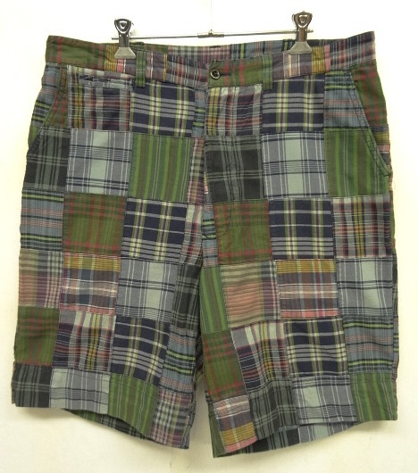 画像: 90'S RALPH LAUREN マドラスチェック パッチワークショーツ (VINTAGE) 「Shorts」 入荷しました。