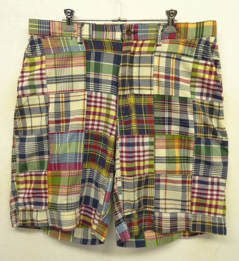 画像: 90'S RALPH LAUREN マドラスチェック パッチワークショーツ (VINTAGE) 「Shorts」 入荷しました。