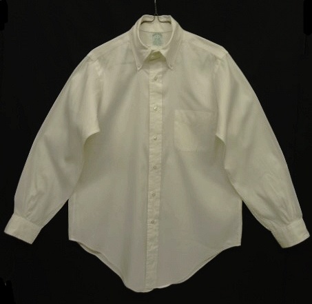 画像: 90'S BROOKS BROTHERS ピンオックス BDシャツ ホワイト USA製 (VINTAGE) 「L/S Shirt」 入荷しました。