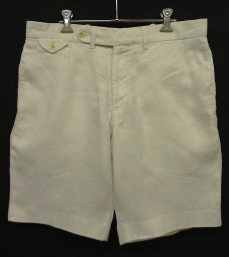 画像: 90'S RALPH LAUREN リネン100% ショーツ ホワイト (VINTAGE) 「Shorts」 入荷しました。