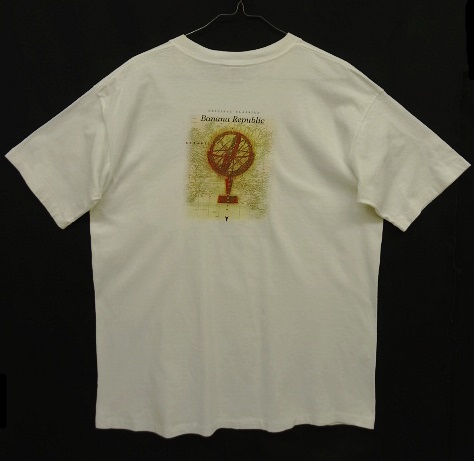 画像: 90'S BANANA REPUBLIC "マッププリント" ポケット付き Tシャツ USA製 (VINTAGE) 「T-Shirt」 入荷しました。