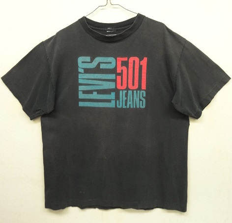 画像: 90'S LEVIS 501 シングルステッチ Tシャツ ブラック USA製 (VINTAGE) 「T-Shirt」 入荷しました。