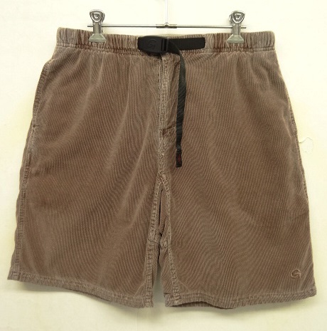 画像: 90'S GRAMICCI 細コーデュロイ ベルト付き ショーツ モカ USA製 (VINTAGE) 「Shorts」 入荷しました。