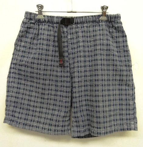 画像: 90'S GRAMICCI シアサッカー ベルト付き ショーツ チェック柄 USA製 (VINTAGE) 「Shorts」 入荷しました。