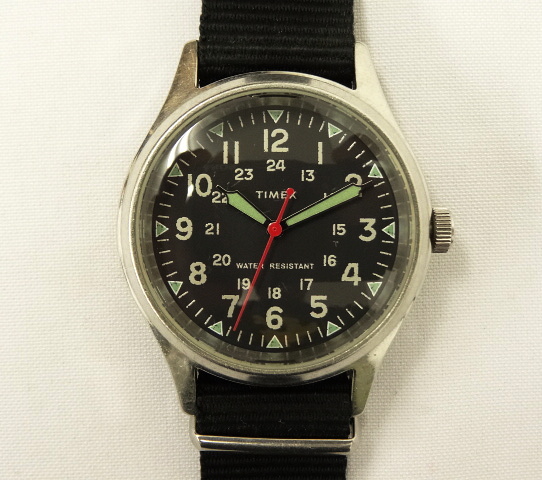 画像: J.CREW x TIMEX フィールドウォッチ ブラック (USED) 「accessorie」 入荷しました。