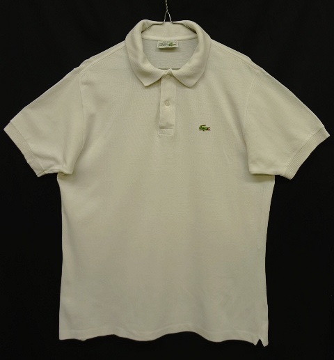 画像: 70'S CHEMISE LACOSTE ポロシャツ ホワイト フランス製 (VINTAGE) 「S/S Polo」 入荷しました。