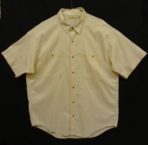 画像: 80'S LL Bean コットン100% 半袖 ワークシャツ USA製 (VINTAGE) 「S/S Shirt」 入荷しました。