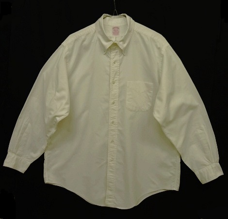 画像: 90'S BROOKS BROTHERS オックスフォード BDシャツ ホワイト USA製 (VINTAGE) 「L/S Shirt」 入荷しました。