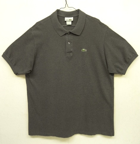 画像: 80'S CHEMISE LACOSTE ポロシャツ チャコールヘザー フランス製 (VINTAGE) 「S/S Polo」 入荷しました。