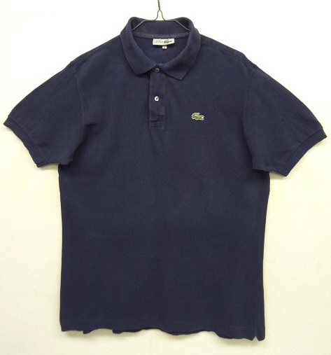 画像: 70'S CHEMISE LACOSTE ポロシャツ ネイビー フランス製 (VINTAGE) 「S/S Polo」 入荷しました。