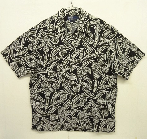 画像: 90'S RALPH LAUREN レーヨン 半袖 オープンカラーシャツ ブラックベース/花柄 (VINTAGE) 「S/S Shirt」 入荷しました。