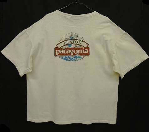 画像: 90'S PATAGONIA "BOSTONストア限定" 黒タグ 北斎波プリント 半袖Tシャツ USA製 (VINTAGE) 「T-Shirt」 入荷しました。