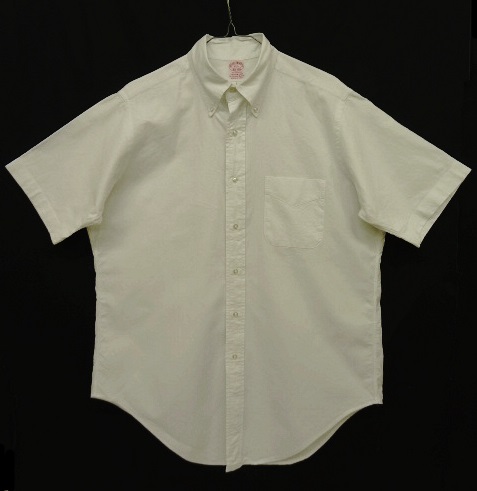 画像: 80'S BROOKS BROTHERS オックスフォード 半袖 BDシャツ ホワイト USA製 (VINTAGE) 「S/S Shirt」 入荷しました。