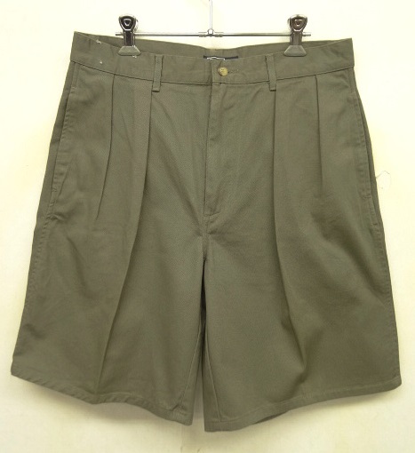 画像: 90'S RALPH LAUREN "POLO CHINO" ツープリーツ チノショーツ カーキ USA製 (DEADSTOCK) 「Shorts」 入荷しました。