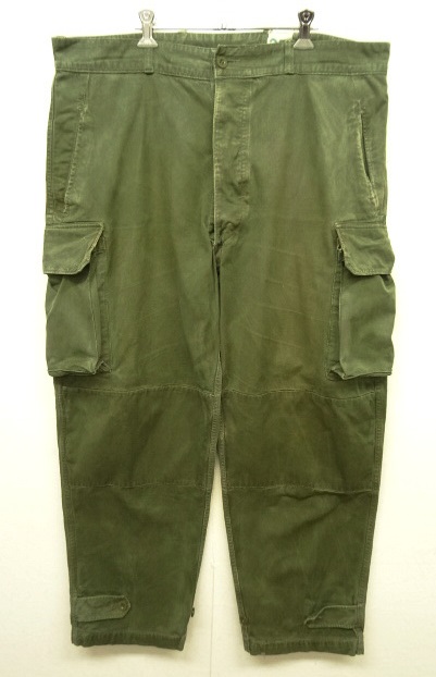 画像: 50'S フランス軍 M47 HBT フィールドパンツ 後期型 OLIVE サイズ37 (VINTAGE) 「Bottoms」 入荷しました。