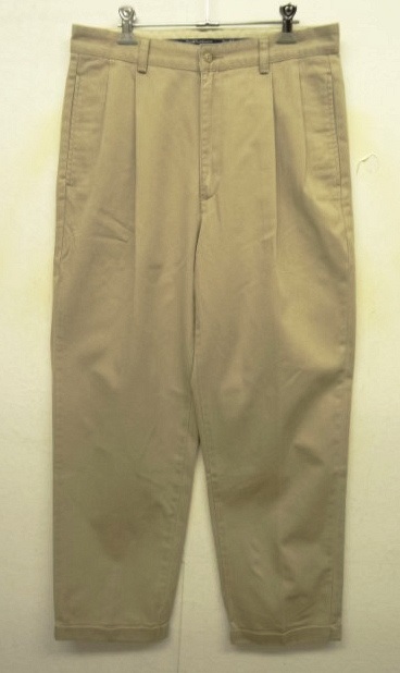 画像: 90'S RALPH LAUREN "HAMMOND PANT" ツープリーツ チノパンツ BEIGE (VINTAGE) 「Bottoms」 入荷しました。