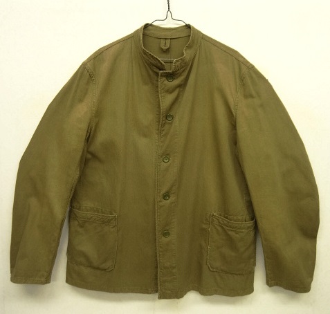 画像: 50'S チェコ軍 スタンドカラー ワークジャケット カーキ (VINTAGE) 「Jacket」 入荷しました。