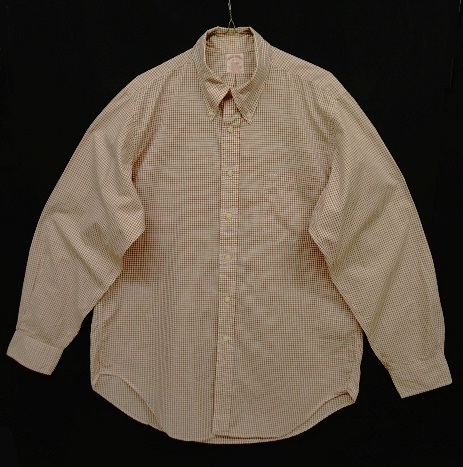 画像: 90'S BROOKS BROTHERS ポプリン BDシャツ タッターソールチェック USA製 (VINTAGE) 「L/S Shirt」 入荷しました。