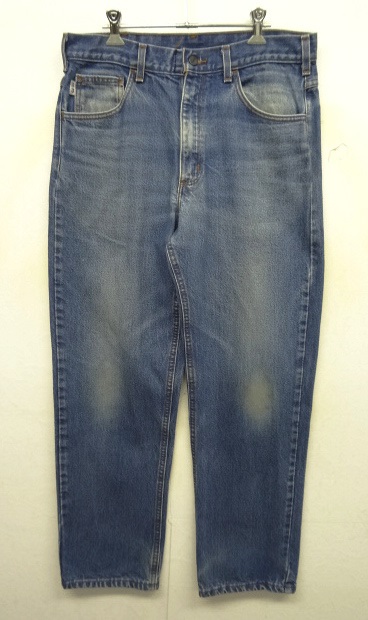 画像: 00'S CARHARTT "FLAME RESISTANT" デニム W33L32 INDIGO (VINTAGE) 「Bottoms」 入荷しました。