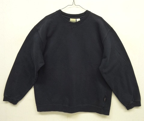 画像: 90'S LL Bean 前Vガゼット付き スウェットシャツ NAVY (VINTAGE) 「Sweat Shirt」 入荷しました。