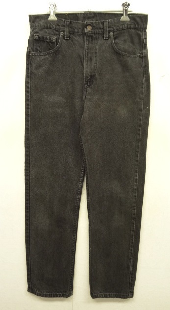 画像: 90'S LEVIS 505 デニム BLACK USA製 W30L30 (VINTAGE) 「Bottoms」 入荷しました。