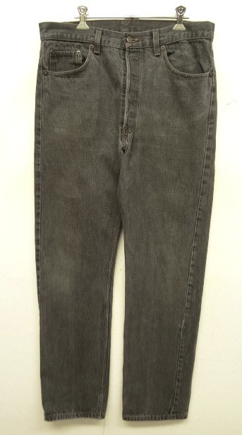 画像: 90'S LEVIS 501 デニム 先染めBLACK USA製 W34L34 (VINTAGE) 「Bottoms」 入荷しました。