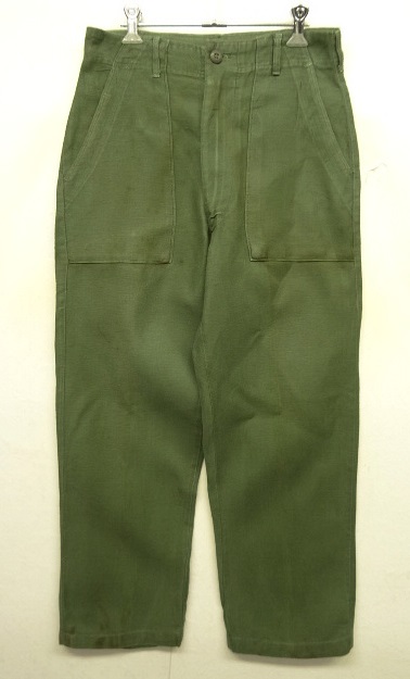 画像: 70'S アメリカ軍 US ARMY "OG107" コットンサテン ベイカーパンツ RAPIDアルミジップ (VINTAGE) 「Bottoms」 入荷しました。