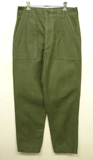 画像: 70'S アメリカ軍 US ARMY "OG107" コットンサテン ベイカーパンツ (VINTAGE) 「Bottoms」 入荷しました。